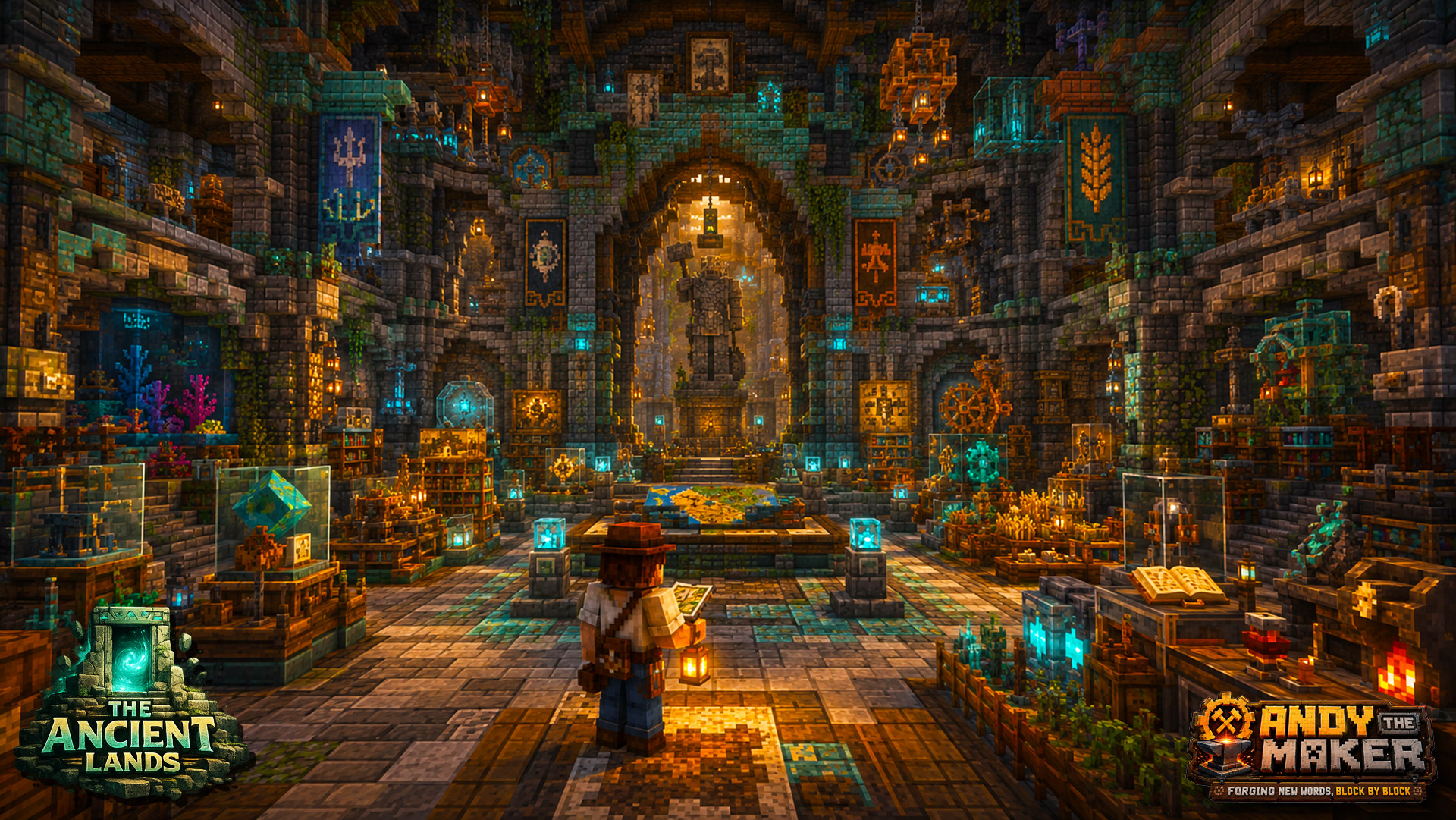 Lore and Factions - Hall of the Ancients illustration from The Forgelands